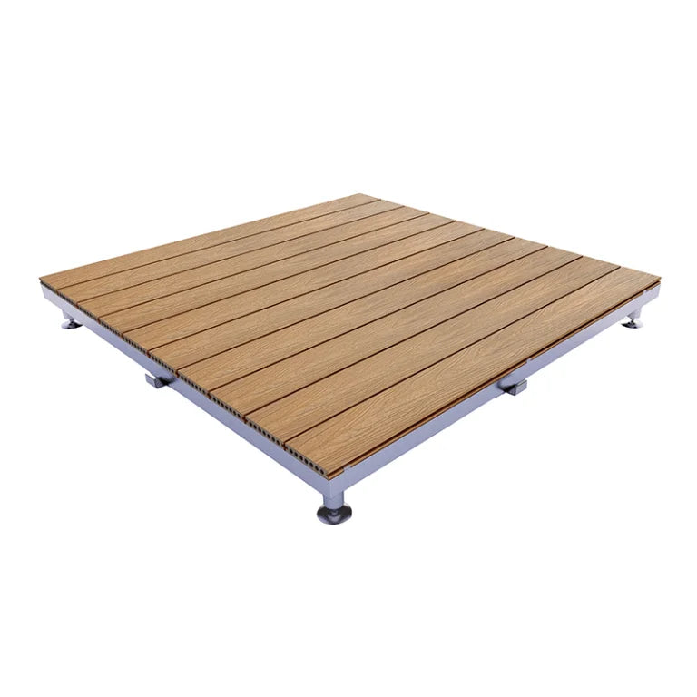 🔥 Hot Sale | Modular WPC Outdoor Deck Platform with Adjustable Pedestals – Instant Glamping & Patio Flooring